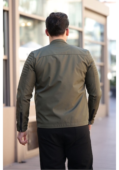 Mero Life Erkek Haki Su Ve Rüzgar Geçirmez Slim Fit Astarlı Mevsimlik Mont Haki Mero Life Erkek Haki Su Ve Rüzgar Geçirmez Slim Fit Astarlı Mevsimlik Mont Haki
