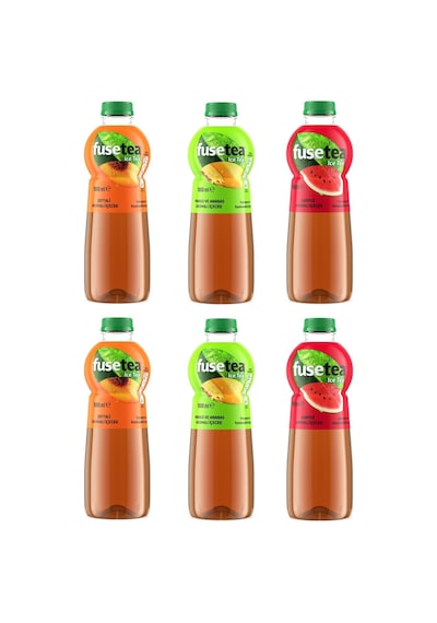 Fuse Tea Soğuk Çay 1 Lt 6 Lı Karma Paket Şeftali-mango Ananas-karpuz