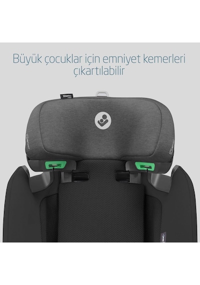MaxiCosi Titan Pro ISize Adac'lı 936 Kg Çocuk Oto Koltuğu Authentic Black