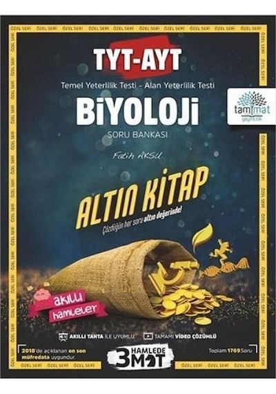 Tyt Ayt Biyoloji Altın Kitap Tamamı Video Çözümlü Soru Bankası Tammat Yayıncılık