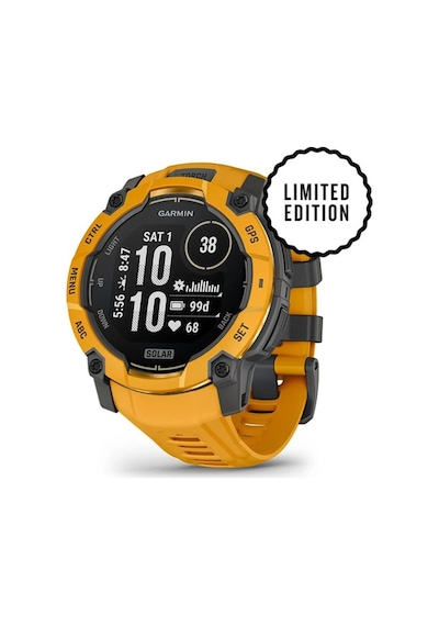 Garmin Instinct 3 - 45 MM Turuncu Gri (Distribütör Garantili)