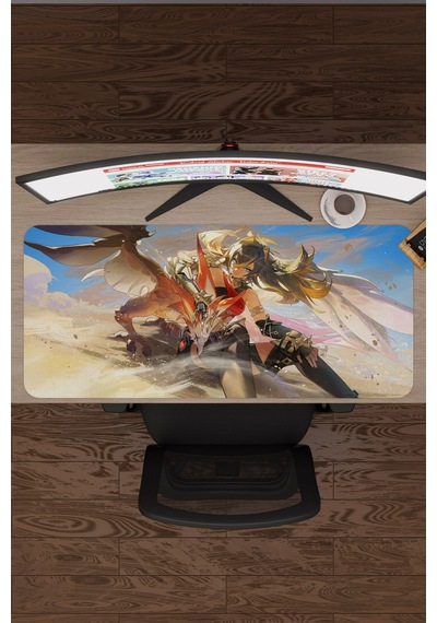 Dehya Genshin Impact Anime Gacha V1 - 90x40 Xxl Gaming Mouse Pad Fare Altlığı
