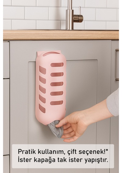 Pembe Plastik Poşetlik Saklama Ve Düzenleme Kutusu Plastik 35 X 27 X 22 Pembe Tr Diğer