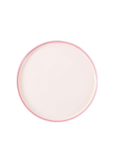 Porland Ruby Doğa Pembe Düz Tabak 27 Cm Pembe