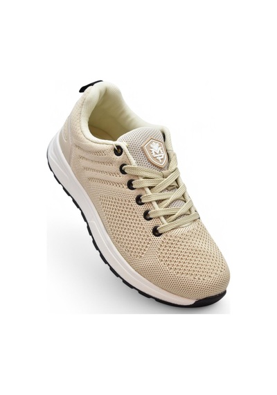 Papatay Mp 2303 Rahat Ortopedik Taban Günlük Unisex Spor Ayakkabı Ortopedik Taban Bej