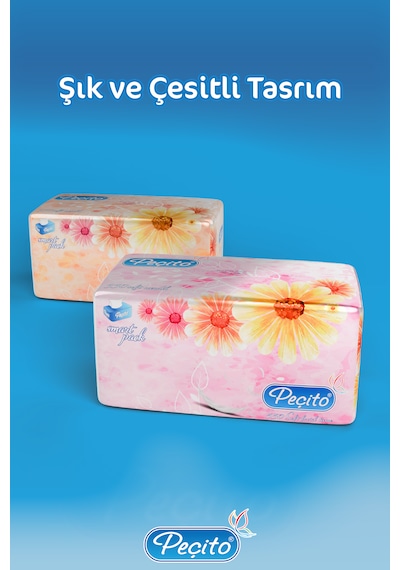 Peçito Çift Katlı Pratik Mendil Çek Kullan 10 x 275'li