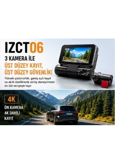 Izct06 Araç İçi Kamera