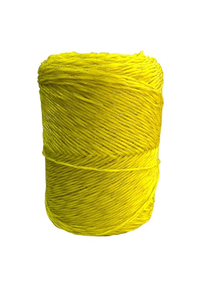 ÇİTA - Elektrikli Çit İpi, Teli Ayı Domuz Kovucu Makine için 250 Metre KROM SARGI, UV Dayanıklı