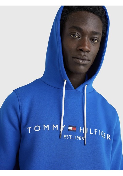 Tommy Hilfiger Kapşonlu Sweatshirt Mavi