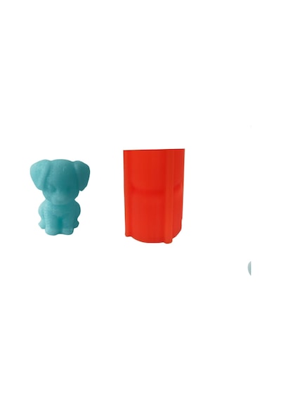 Tahtakale Toptancı Silikon 3d Kalıp Sevimli Köpek Modeli Mum Ve Taş Tozu Kalıbı 4.8 Cm