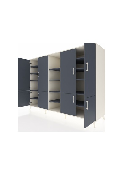 Kronos Dolap 14 Raflı 8 Kapaklı 220x59x163 Aytaşı-antrasit Aytaşı-antrasit Kronos Dolap 14 Raflı 8 Kapaklı 220x59x163 Aytaşı-antrasit Aytaşı-antrasit