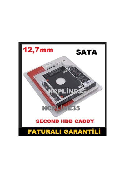 Hdd Pc Laptop Notebook Kutu Sürücü 12.7Mm Sata Caddy Hdd Yuvası