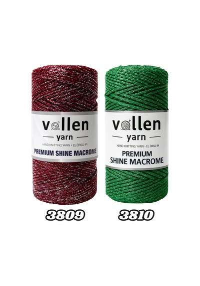 Premium Shine Simli Makrome İpi 100gr 150m 10 Lu Paket Çanta Supla Bileklik İpi