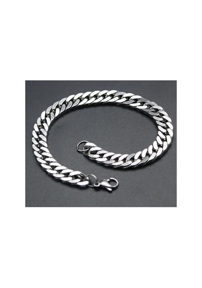 Paslanmaz Çelik Unisex Zincir Bileklik Silver - 559325894 Silver