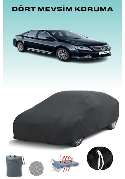 Siyah, Toyota Camry 2011 - 2014, Araba Brandası, Oto Örtüsü, Araba Çadırı Siyah
