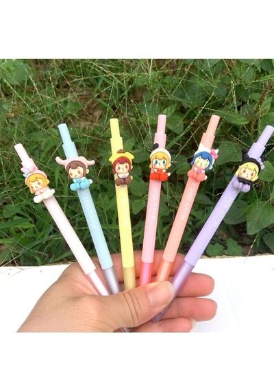 Magic Girl Jel Kalem, Sevimli Karakter Figürlü Tıklamalı Kalem, 0.5mm, Pastel Renkli, Kırtasiye Hediye Ürünü, Paketten Yalnızca 1 Adet Kalem Çıkmaktadır. Renk: Açık Pembe Magic Girl Jel Kalem, Sevimli Karakter Figürlü Tıklamalı Kalem, 0.5mm, Pastel Renkli, Kırtasiye Hediye Ürünü, Paketten Yalnızca 1 Adet Kalem Çıkmaktadır. Renk: Açık Pembe