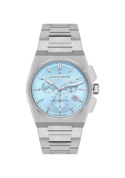 Jacques Philippe Jpqgc41x6lb Swiss Made Safir Cam Çelik Gri 42 Mm Erkek Kol Saati