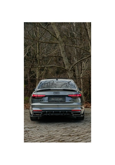 Audi A4 B9 Bagaj Spoiler 2016-2024 Parlak Siyah Sportif Arka Spoiler
