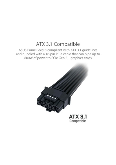 Prıme Ap-750g 80+ Gold 750w Pcıe 5.1 Ve Atx 3.1 Uyumlu 8 Yıl  Modüler Güç Kaynağı