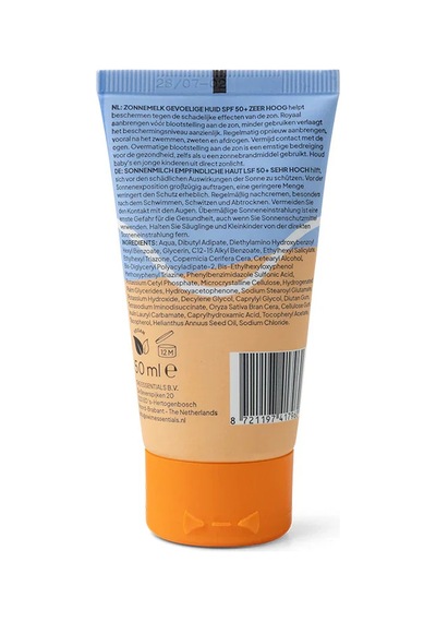 Swim Essentials Güneş Kremi Hassas Ciltler İçin Spf50+ 50 Ml