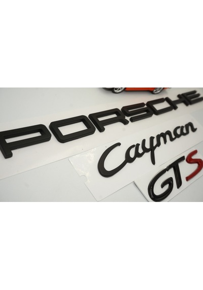 Porsche Cayman Gts Bagaj 3M 3D Abs Yazı Logo Amblem Seti (549166207)