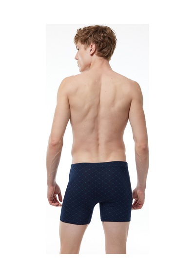Malabadi Erkek Desenli 4 Lü Premium Collection Modal Uzun Boxer 4m250 Set-1