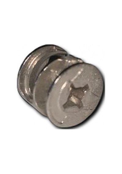 Mobilya Minifix Gövde 13,3 Çinko Mobilya Bağlantı Elemanı 15x13 Mm 10 Adet