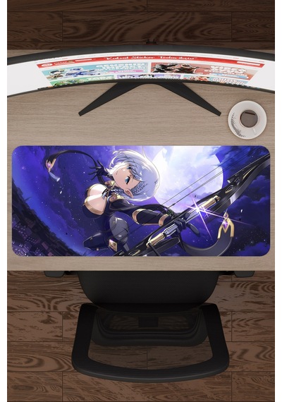 The Eminence İn Shadow Anime V2 - 70x30 Xl Gaming Kauçuk Kaymaz Taban Mouse Pad Fare Altlığı