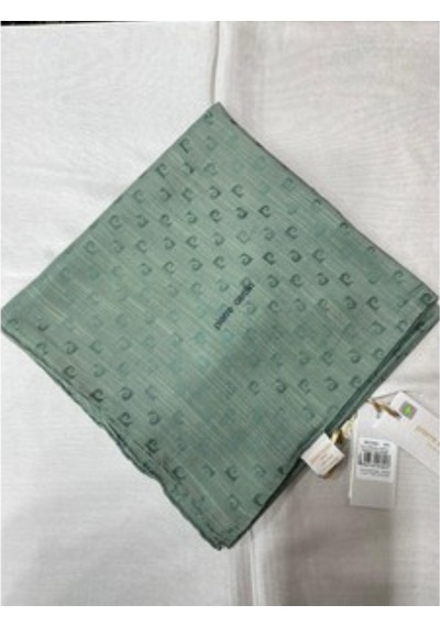 Pierre Cardin Logolu İpek Koton Jakar Eşarp - 8933984 Mint Yeşili - 955