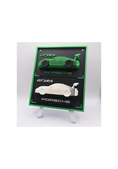 Porsche Gt3 Rs Katmanlı 1:24 Ölçekli Model Araç