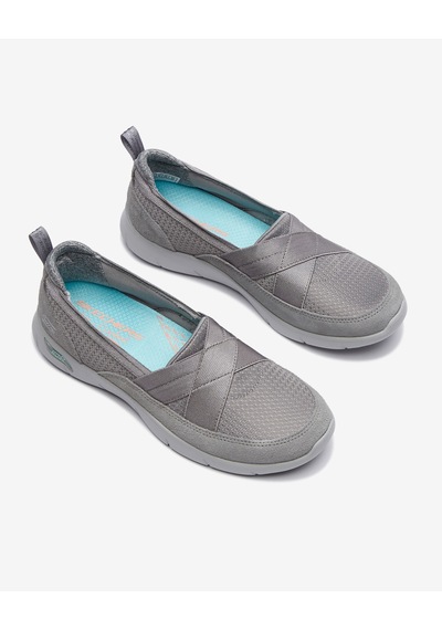 Skechers Arch Fit Refine Kadın Gri Günlük Ayakkabı 104270 Gry Gri