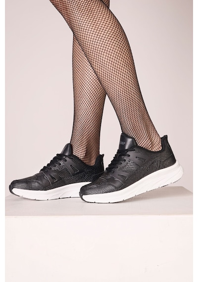 Jump 27878 Siyah - Beyaz Kadın Sneaker Günlük Spor Ayakkabı