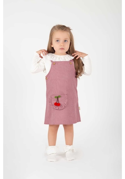 Nehirim Kids Kız Çocuk Kiraz Detaylı Kadife Jile Fisto Yakalı Uzun Kollu Badili İkili Takım Mevsimlik Ve Kışlık Pembe Salopet Elbise 2-3-4-5 Yaş Pembe Nehirim Kids Kız Çocuk Kiraz Detaylı Kadife Jile Fisto Yakalı Uzun Kollu Badili İkili Takım Mevsimlik Ve Kışlık Pembe Salopet Elbise 2-3-4-5 Yaş Pembe