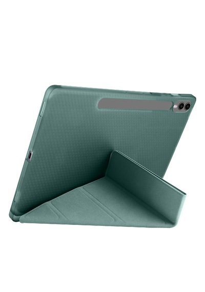 Galaxy Uyumlu Tab S10 Fe Plus Kılıf Tri Folding Kalem Bölmeli Standlı