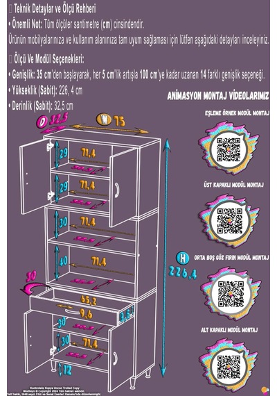 Bengi 75 Cm Organizer Fırın Dolabı - Kahve Makinası Mutfak Robotu Standı Çok Amaçlı 75x226x32 Cm Beyaz Bengi 75 Cm Organizer Fırın Dolabı - Kahve Makinası Mutfak Robotu Standı Çok Amaçlı 75x226x32 Cm Beyaz