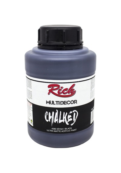 Rich Multi Decor Chalked Akrilik Boya 4580 Siyah 1250 Cc Rıch