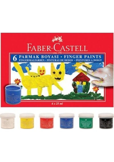 Faber-castelll Parmak Boyası 6 Renk Nocolor-4947bfb9
