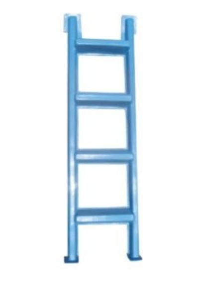 4 Basamaklı Havuz Makine Dairesi Merdiveni 150x45cm Cam Takviye