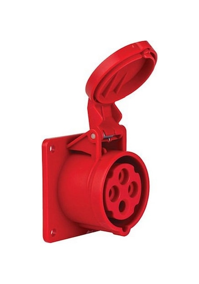 Mete Enerji 4x16a. Ip44 Makine Prizi -düz- 406506