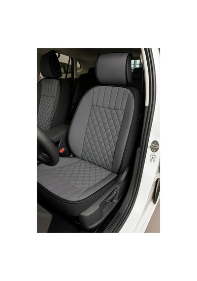 Alfa Romeo Giulietta 2014 Ve Sonrası Uyumlu Oto Koltuk Minderi Ergonomik Elegance 2'li Lüks Set Gri