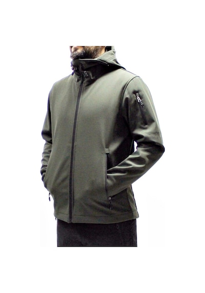 Mudwill Haki Trail Rüzgar Geçirmez Softshell Mont Ceket