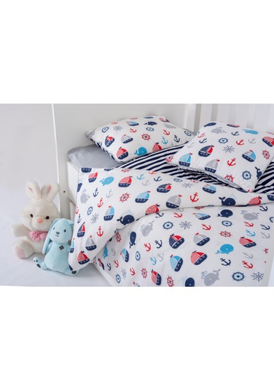Patalena Home Pamuk 7 Parça Bebek Nevresim Takımı 100 x 150 CM