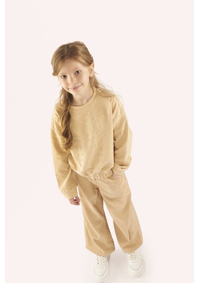 Kız Çocuk Bej Sweatshirt 7755782