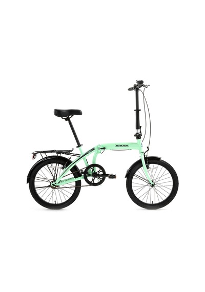 Bisan Twın Katlanır Bisiklet 32cm V 20 Jant 1 Vites Mint Yeşilyeşil Siyah Çok Renkli