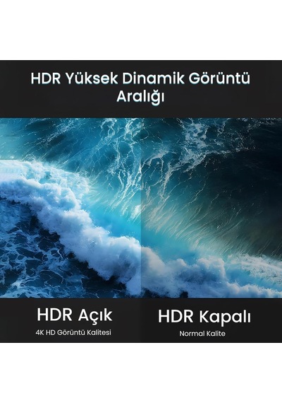 4k 60hz 18gbps Hdr Arc Hdcp Fiber Optik Hdmı 2.0 Kablo 70 Metre