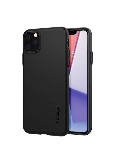 Spigen İphone 11 Pro Max İle Uyumlu Kılıf Thin Fit Air Black Siyah