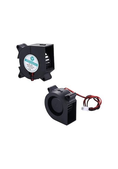 Alkatronik-Dc 12V 40X40Mm Salyangoz Fan Soğutucu Türbin Turbo Radyal Yazıcı