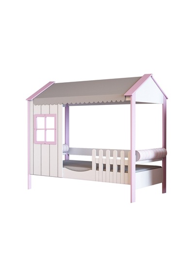 Meltem Kids Cozy Pembe Montessori Çocuk Odası Karyola 100x200 CM Pembe