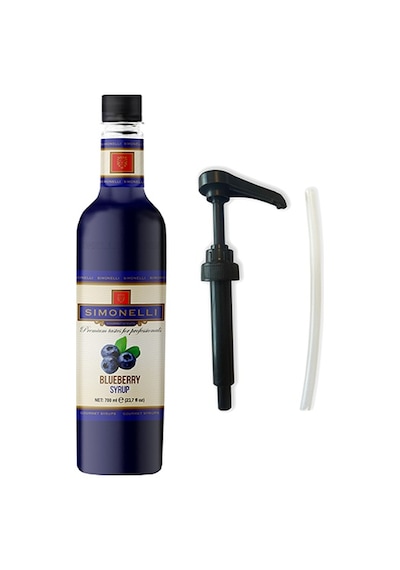 Simonelli Kahve Şurubu| Yaban Mersini Aromalı | 70 CL | + Pompa
