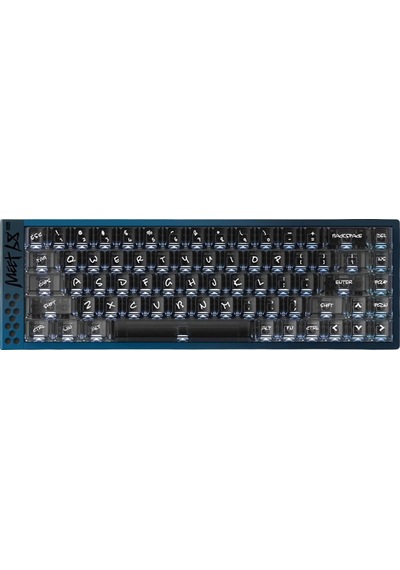 Meet68 Ultra Jewel Blue %65 Omega Manyetik Switch 8k Hz He Rgb İngilizce Mekanik Gaming Klavye